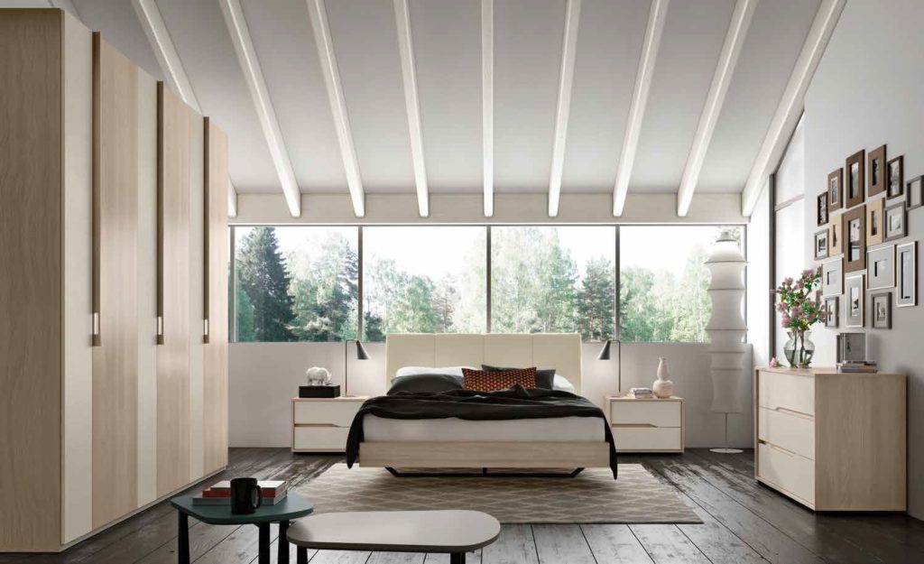 camera da letto di tipo moderno arredamenti divani torino