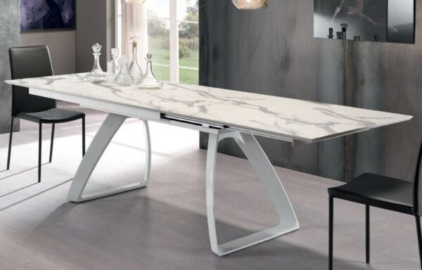 tavolo moderno bianco arredamenti divani torino