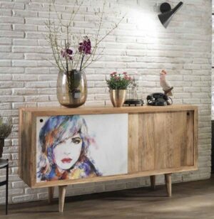 credenza dipinta arredamenti divani torino