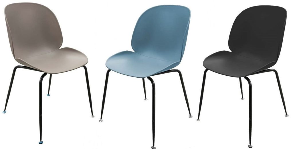 sedia resina gambe ferro arredamenti divani torino