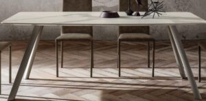 tavolo fisso gambe in alluminio arredamenti divani torino