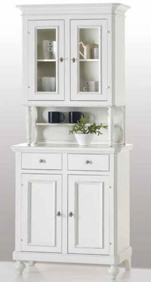 credenza bianca in 2 parti arredamenti divani torino