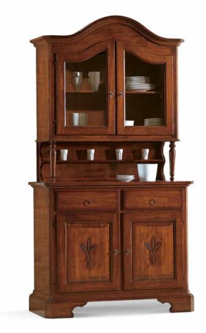 credenza arte povera con vetrina arredamenti divani torino