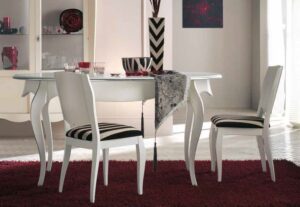 tavolo ovale bianco arredamenti divani torino