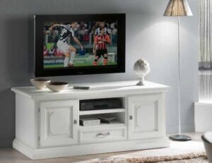 porta tv bianco 2 ripiani 2 porte 1 cassetto mobilificio torino e rivoli