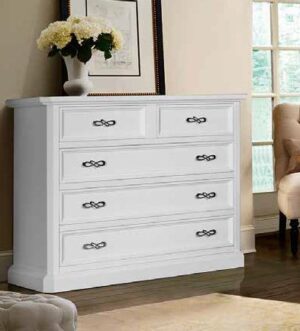 comò bianco 5 cassetti mobilificio torino e rivoli