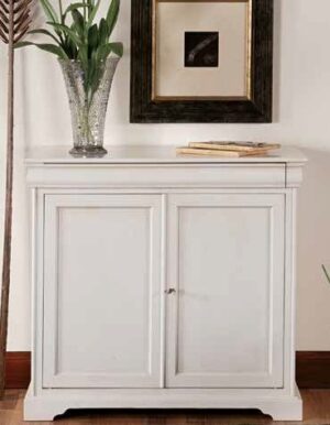 credenza bianco patinato ripiano grande interno mobilificio torino e rivoli