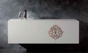 credenza in frassino laccato sospesa mobilificio torino e rivoli