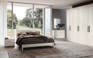 camera da letto moderna color Bianco altea mobilificio torino e rivoli