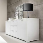 credenza moderna bianca 3 cassetti mobilificio torino e rivoli