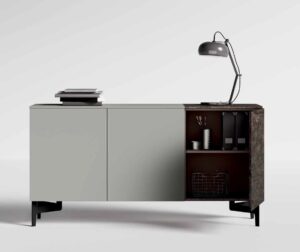 madia moderna volo grigio e legno mobilificio torino e rivoli