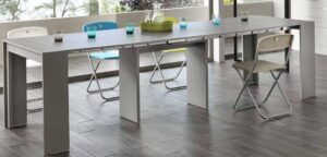 consolle allungabile grigia mobilificio torino e rivoli