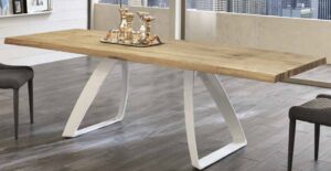 tavolo bridge in rovere allungabile mobilificio torino e rivoli