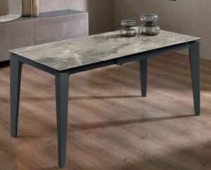tavolo ceramica color marmo grigio mobilificio torino e rivoli