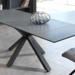 tavolo ceramica grigia allungato mobilificio torino e rivoli
