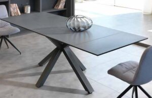 tavolo ceramica grigia allungato mobilificio torino e rivoli