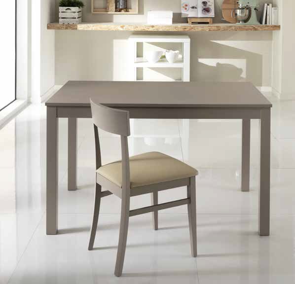 tavolo allungabile in legno color tortora mobilificio torino e rivoli