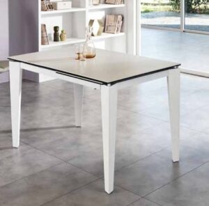 tavolo in ceramica bianca allungabile mobilificio torino e rivoli