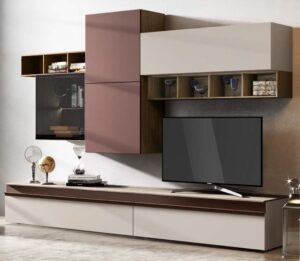 soggiorno color calce e rosso siena mobilificio torino e rivoli