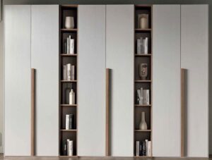 armadio 6 porte con elementi libreria mobilificio torino e rivoli