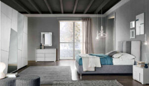 camera con letto comò comodino e armadio mobilificio torino e rivoli