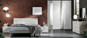 camera con comò letto e armadio mobilificio torino e rivoli