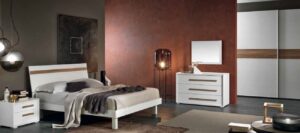 camera da letto con armadio comodino e comò mobilificio torino e rivoli