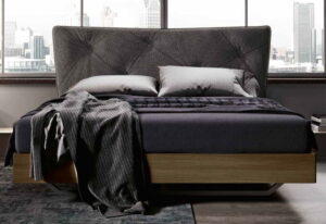 letto matrimoniale in tessuto con intreccio mobilificio torino e rivoli