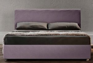 letto matrimoniale tessuto viole mobilificio torino e rivoli