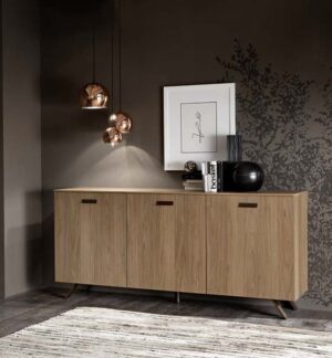 madia in noce naturale mobilificio torino e rivoli