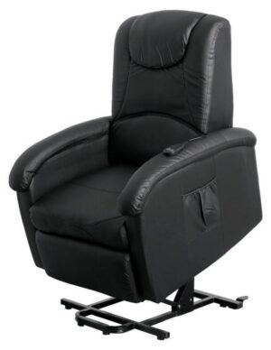 poltrona relax nera mobilificio torino e rivoli