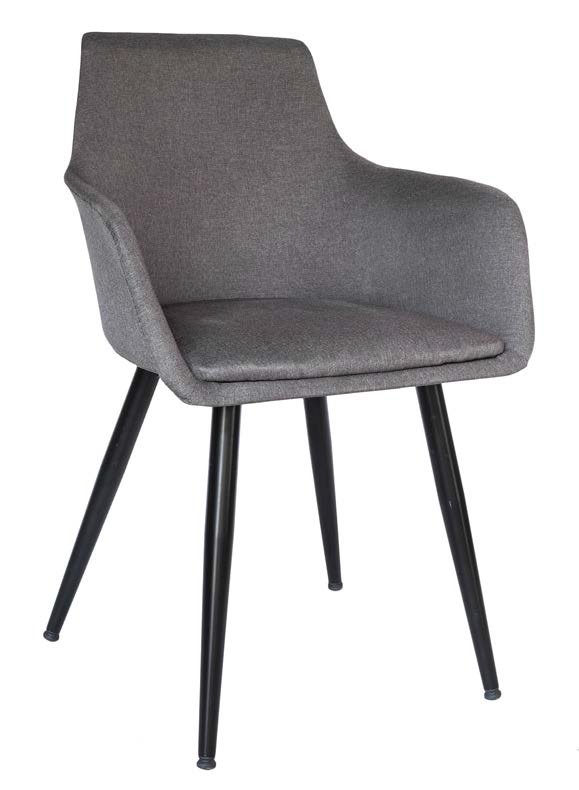sedia tessuto grigio gambe nere mobilificio torino e rivoli