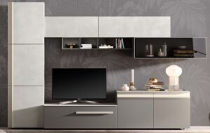 soggiorno noce bianco e cachemire mobilificio torino e rivoli