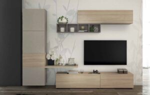 soggiorno color Olmo natura, Graniglia chiara