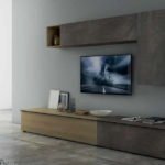 soggiorno color Rovere decapato, Ardesia chiara