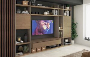 soggiorno color Argilla, Noce biondo mobilificio torino e rivoli