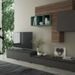 soggiorno color Grigio cenere, Rovere tabacco, Salvia mobilificio torino e rivoli