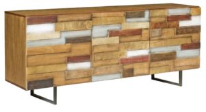credenza 3 porte finitura loft natural mobilificio torino e rivoli