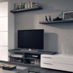 soggiorno componibile bianco e grigio mobilificio torino e rivoli