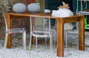 tavolo in noce patinato mobilificio torino e rivoli