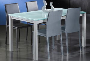 Tavolo allungabile piano vetro mobilificio torino e rivoli
