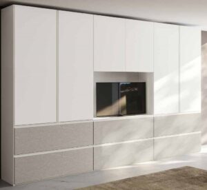 armadio 2 ante battenti bianco e graniglia mobilificio torino e rivoli