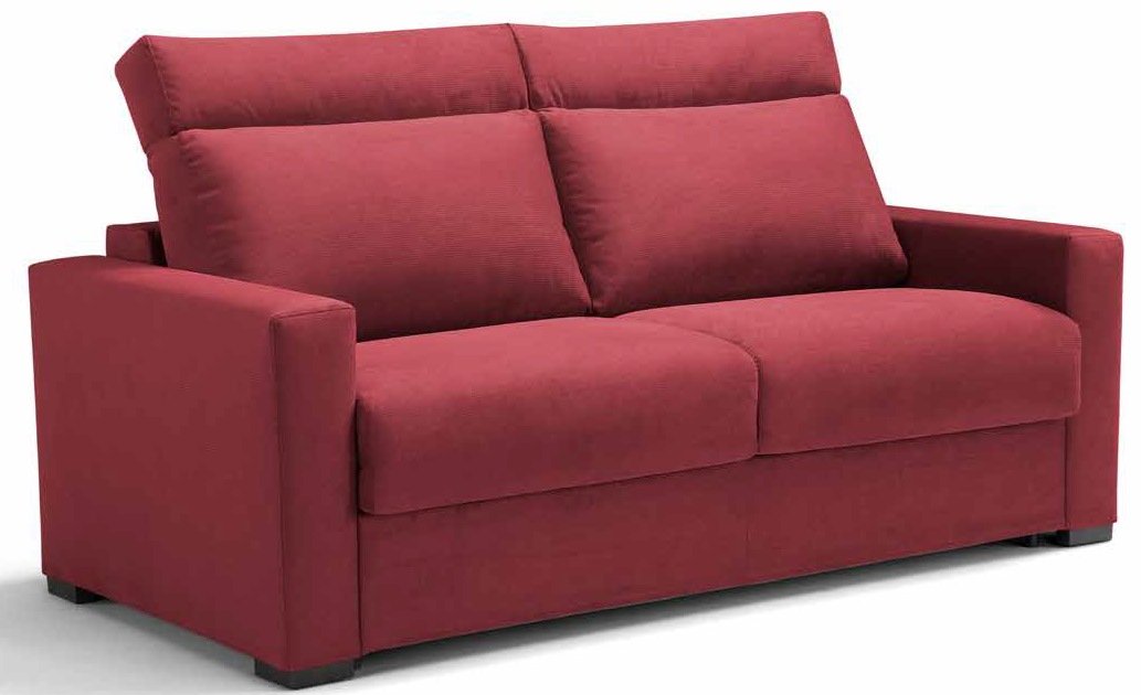 divano letto rosso modern comfort mobilificio torino e rivoli