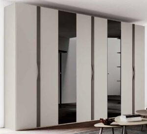 armadio ante battenti grigio e bianco mobilificio torino e rivoli