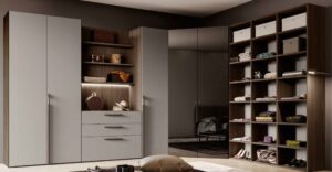 armadio ante battenti con specchi mobilificio torino e rivoli