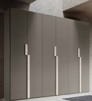armadio 3 ante battenti grigio mobilificio torino e rivoli