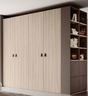 armadio ante battenbti olmo e bronzo mobilificio torino e rivoli