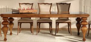 tavolo fisso con intarsio mobilificio torino e rivoli