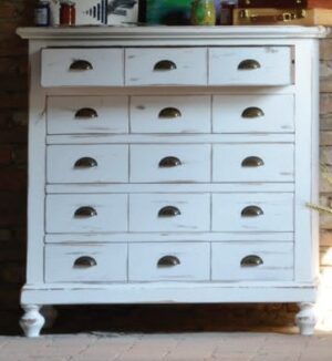 cassettiera bianca 5 cassetti mobilificio torino e rivoli