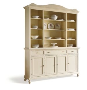 credenza color sabbia con alzata a giorno mobilificio torino e rivoli